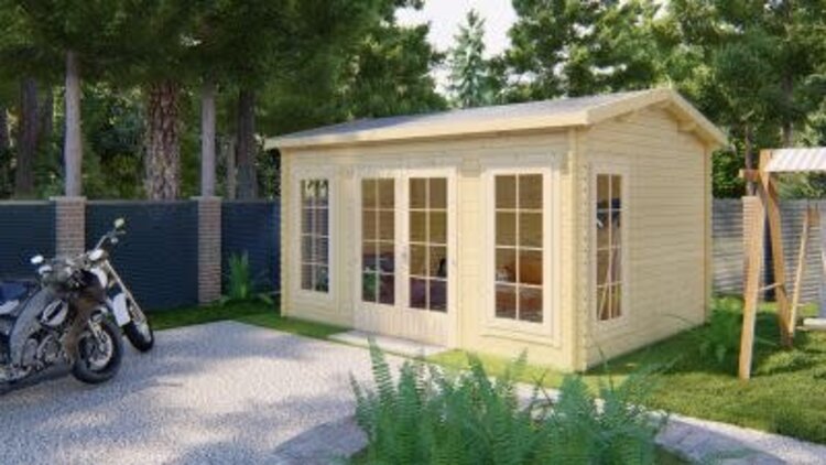 Blokhut - Tuinhuis 28mm Arne