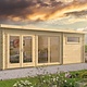 Blokhut - Tuinhuis 40mm met iso glas Flow
