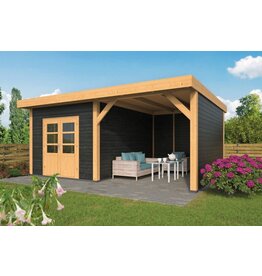 DHZ Plat dak Raalte  Zwart 600x410cm incl. schroefpakket