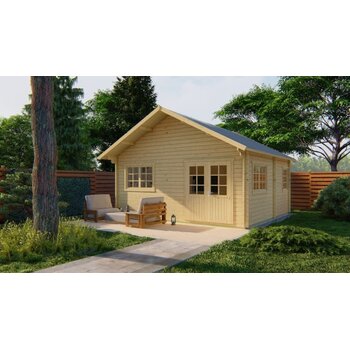 Tuinhuis Big Llanes - 44 mm - onbehandeld