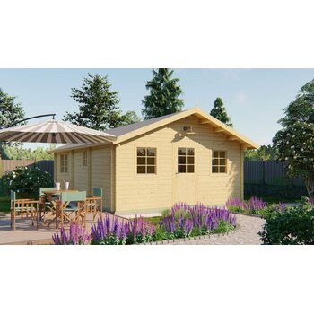 Tuinhuis Cadiz - 44 mm - onbehandeld