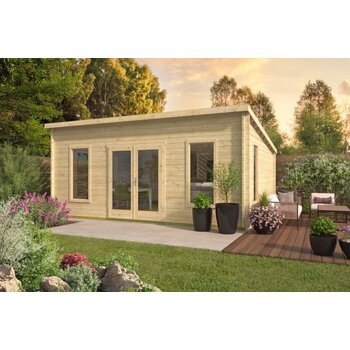 Tuinhuis Calpe - 44 mm - onbehandeld