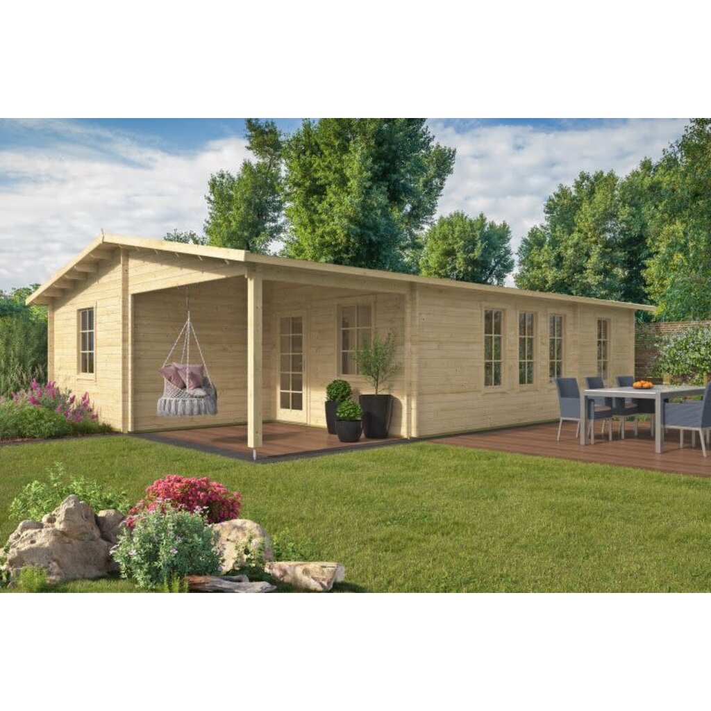 Tuinhuis Canarias - 44 mm - onbehandeld