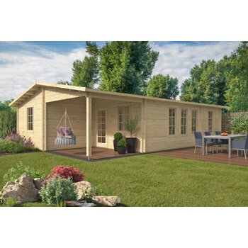 Tuinhuis Canarias - 44 mm - onbehandeld