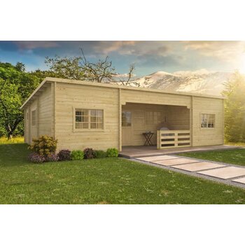 Tuinhuis Extremadura - 44 mm - onbehandeld