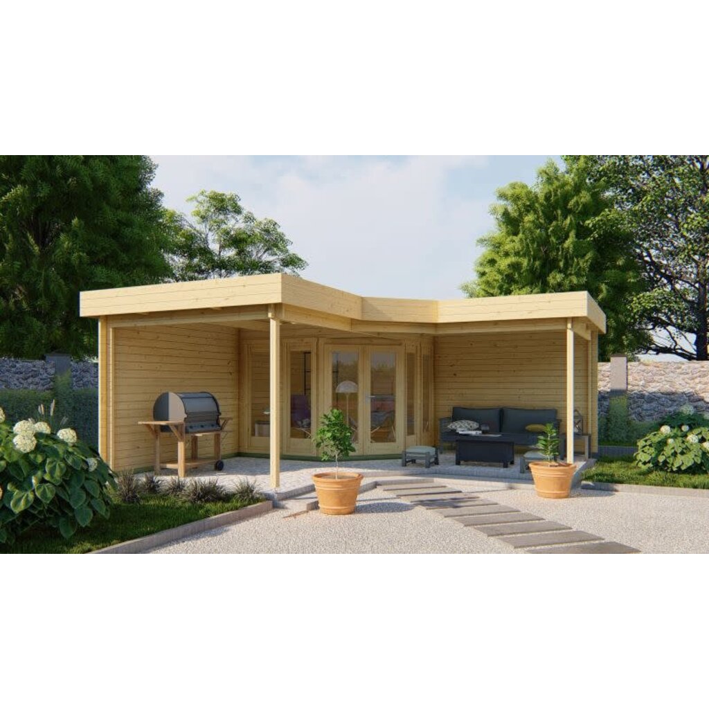 Tuinhuis Funen - 44 mm - Vuren onb.