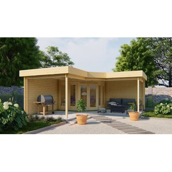 Tuinhuis Funen - 44 mm - Vuren onb.