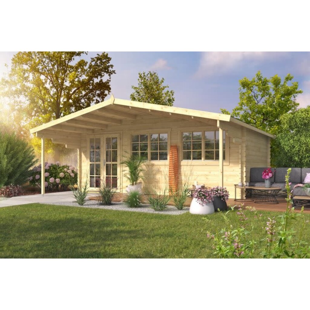 Tuinhuis Ginella - 44mm - Vuren onb.