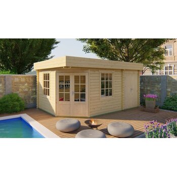 Tuinhuis Helge - 44 mm - Vuren onb.