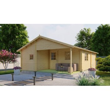 Tuinhuis Javea - 44 mm - onbehandeld