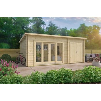 Tuinhuis Meg - 44 mm - onbehandeld