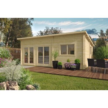 Tuinhuis Moderna - 44 mm - onbehandeld