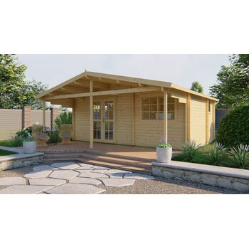 Tuinhuis Palmar - 44mm - Vuren onb.