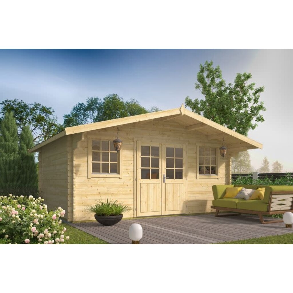 Tuinhuis Pavel - 44mm - Vuren onb.