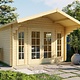 Tuinhuis Soren - 44 mm - Vuren onb.