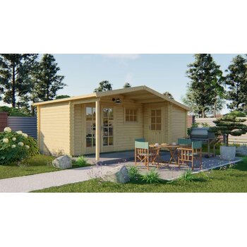 Tuinhuis Wolfgang - 44 mm - Vuren onb.