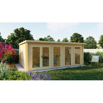 Tuinhuis Gabriella - 58 mm - onbehandeld