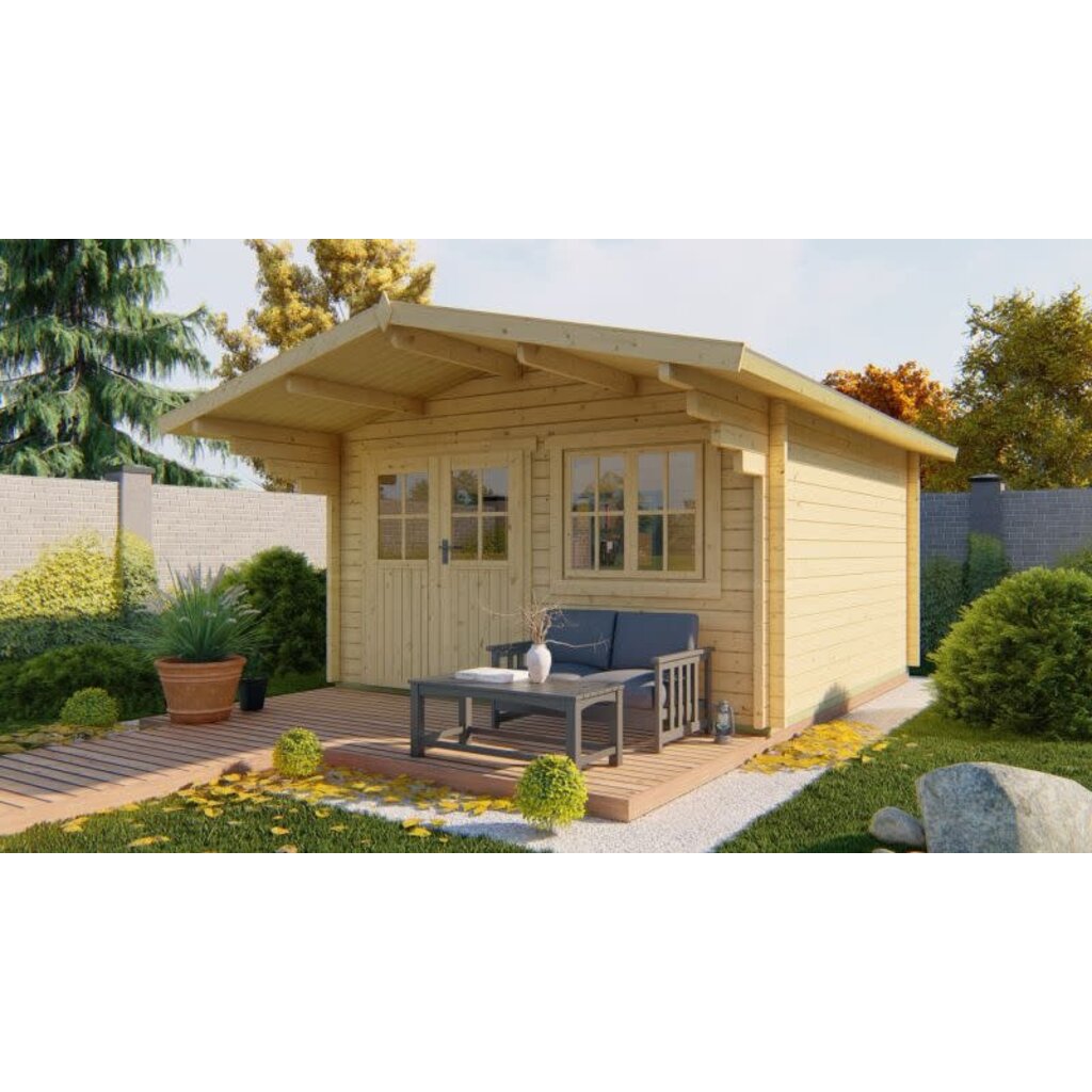 Tuinhuis Stian - 58 mm - Vuren onb.