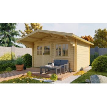 Tuinhuis Stian - 58 mm - Vuren onb.