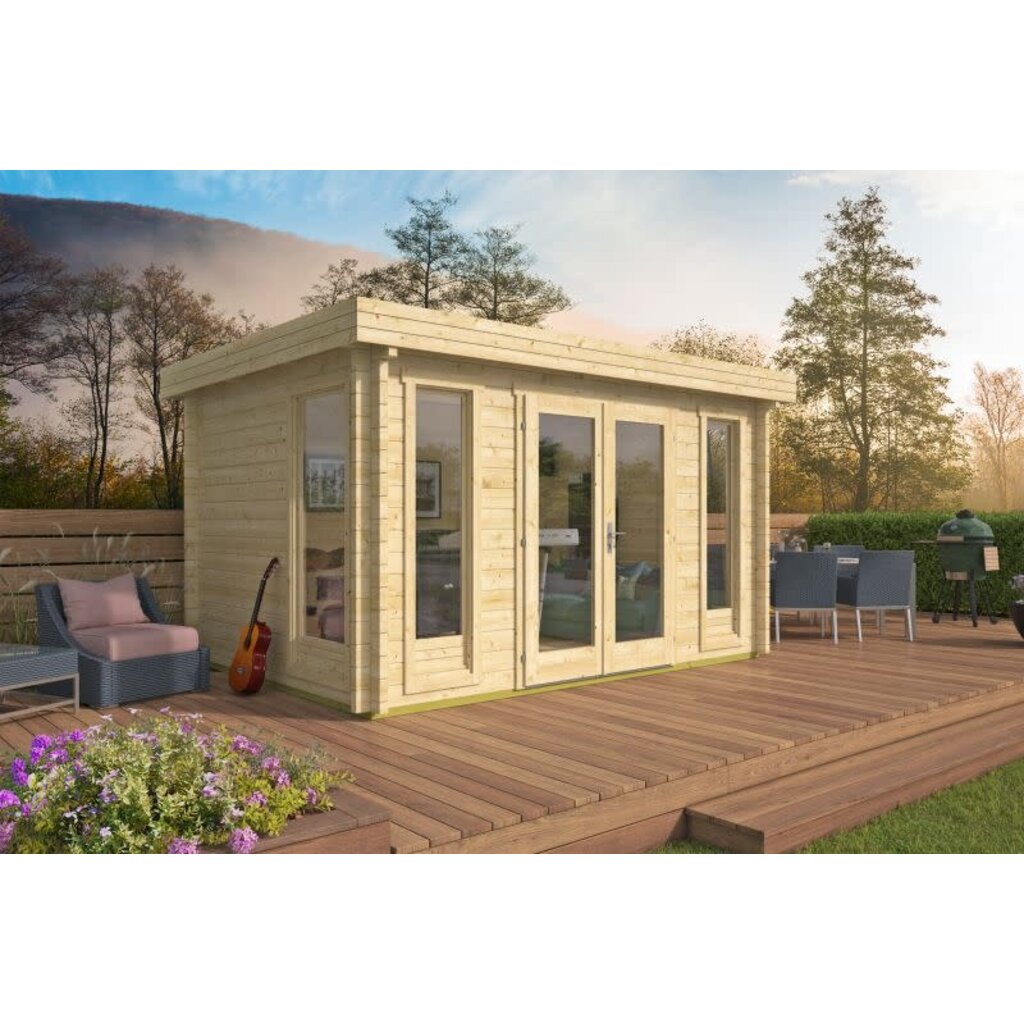 Tuinhuis Victoria - 58 mm - onbehandeld