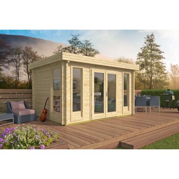 Tuinhuis Victoria - 58 mm - onbehandeld