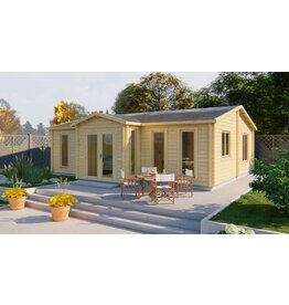 Blokhut - Tuinhuis Mullingar - 70 mm - vuren onbehandeld