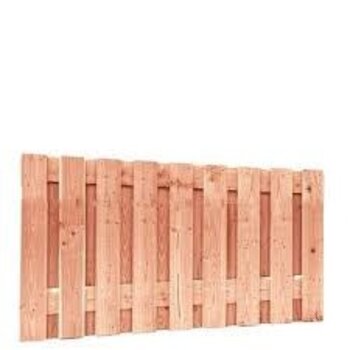 Redvision geschaafd plankenscherm 19-planks 16 mm, 180 x 90 cm, verticaal recht.