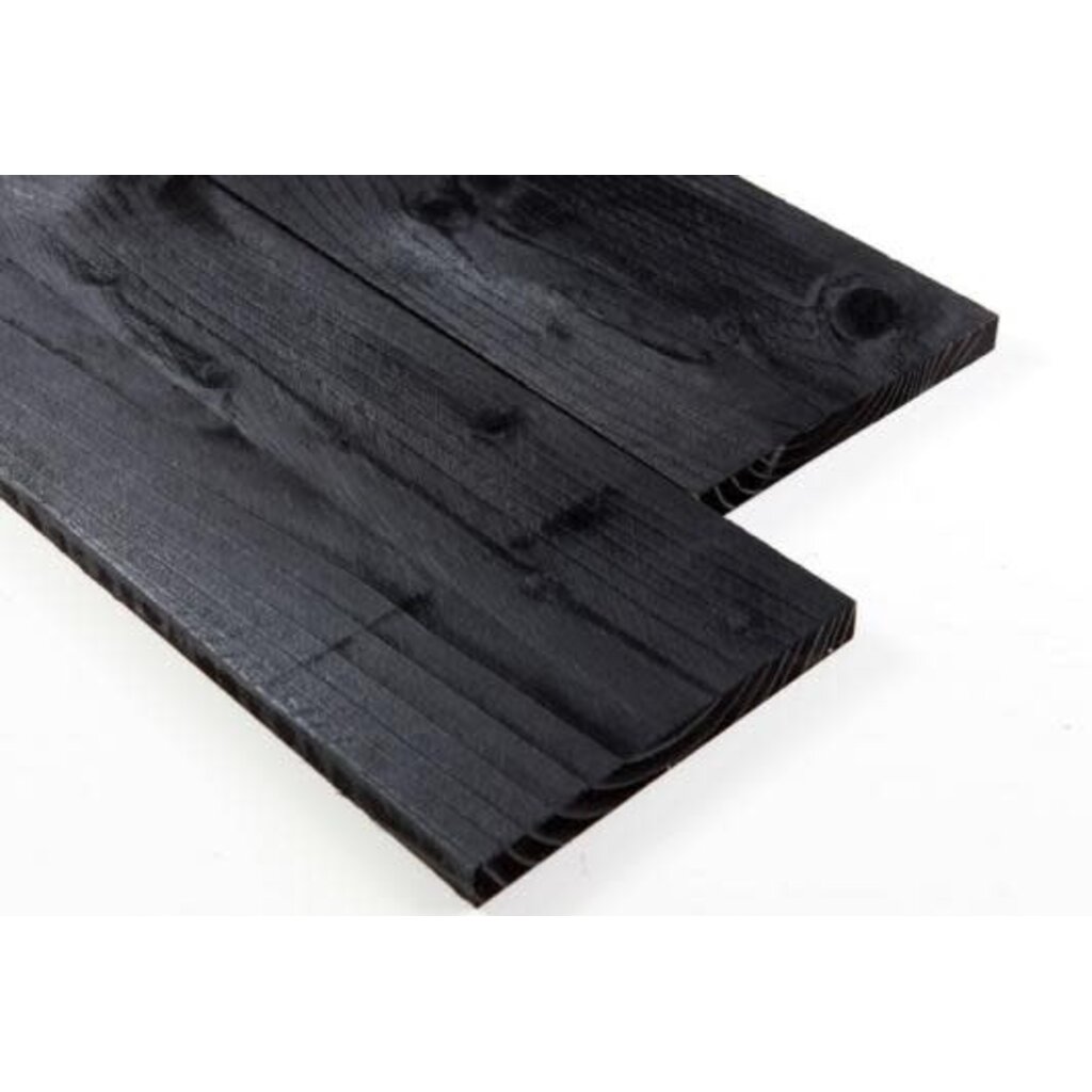 HMR Douglas 22 x 200 zwart gespoten 400 cm