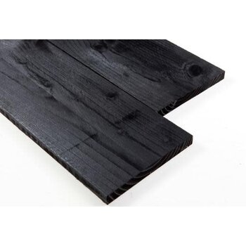 HMR Douglas 22 x 200 zwart gespoten 400 cm