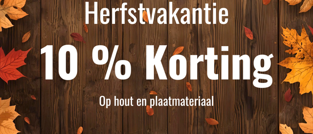 Klaar voor de klus: 10% korting op hout en plaatmateriaal bij Houthandel Martin Robben