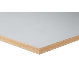 MDF wit gegrond 9mm