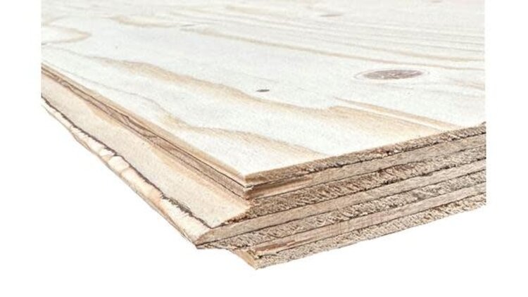 Fins Vuren plaat 120 x 244 /18mm