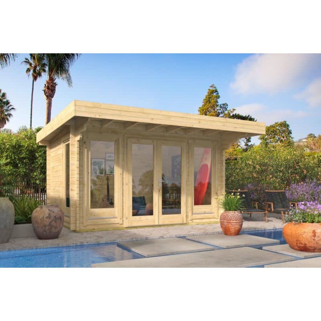 Tuinhuis James - 44 mm - Vuren onb.