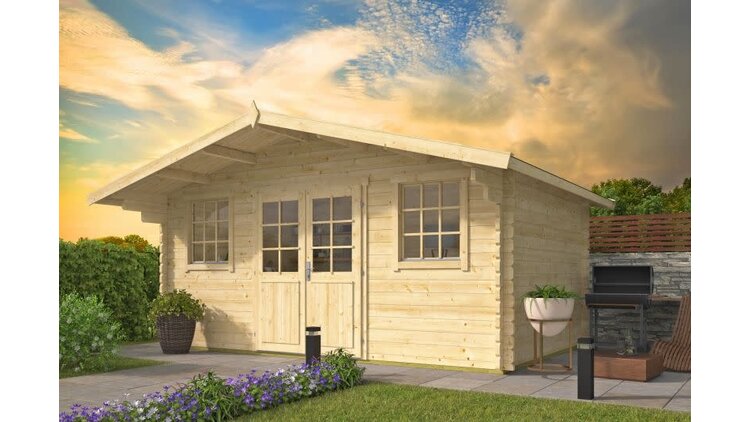 Tuinhuis Rika - 44mm - Vuren onb.