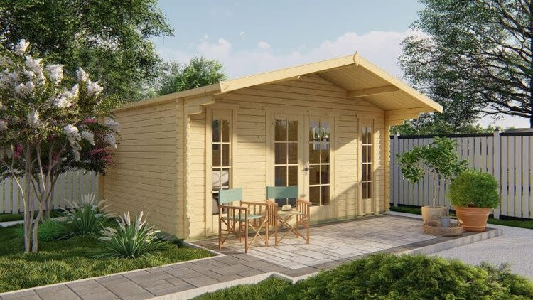 Tuinhuis Gustav - 44 mm - Vuren onb.