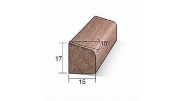 Glaslat A12  17 x 15mm