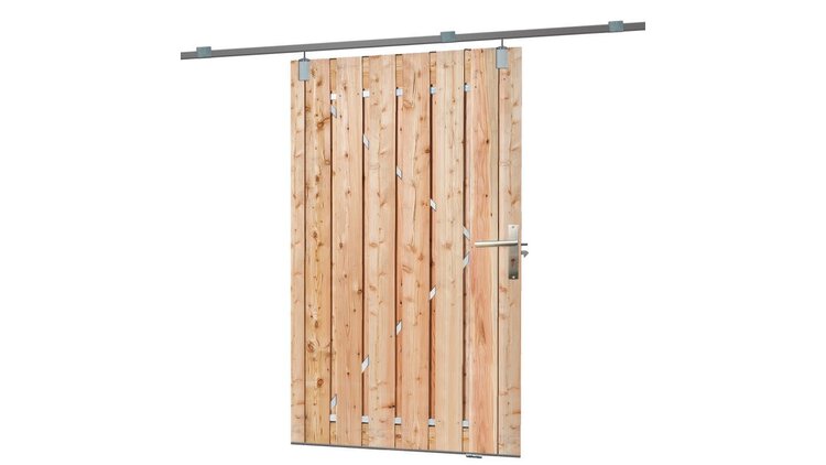 Tuindeur schuifsysteem