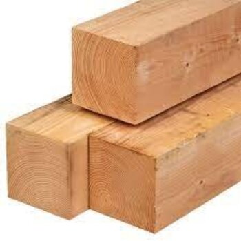 HMR Douglas balk / paal 200 x 200 fijnbezaagd