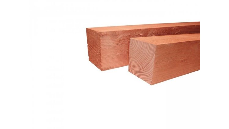 HMR Douglas balk / paal120 x 120 fijnbezaagd