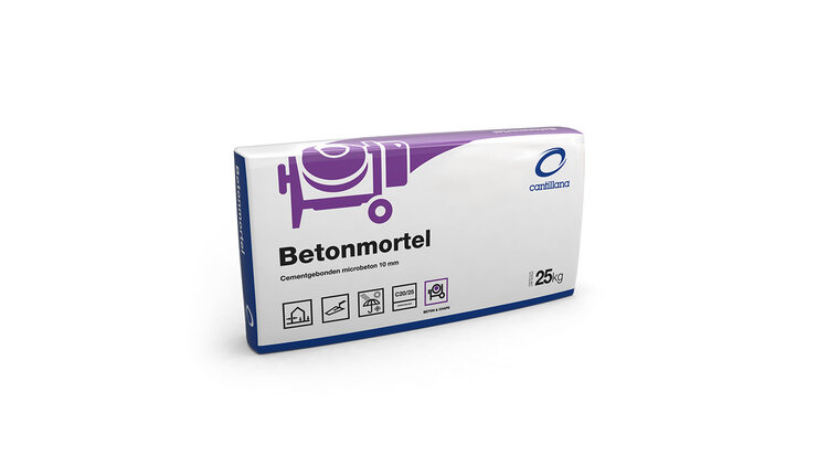 Betonmortel kant-en-klaar 25 kg (alleen water toevoegen)