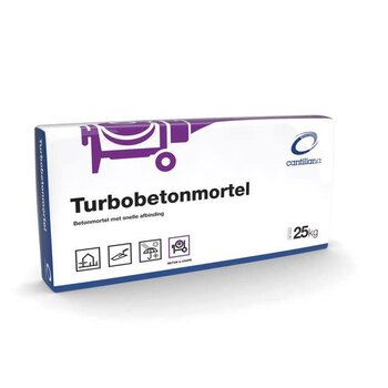 Cantilla Sneldrogende Turbo betonmortel 25kg