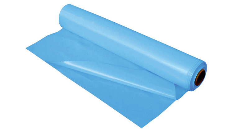 PE Plastic Blauw per mtr