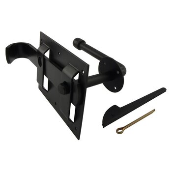 Boerenklinkstel 120X85Mm.  Zwart