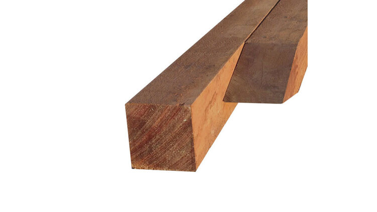 Paal  Hardhout 6 x 6