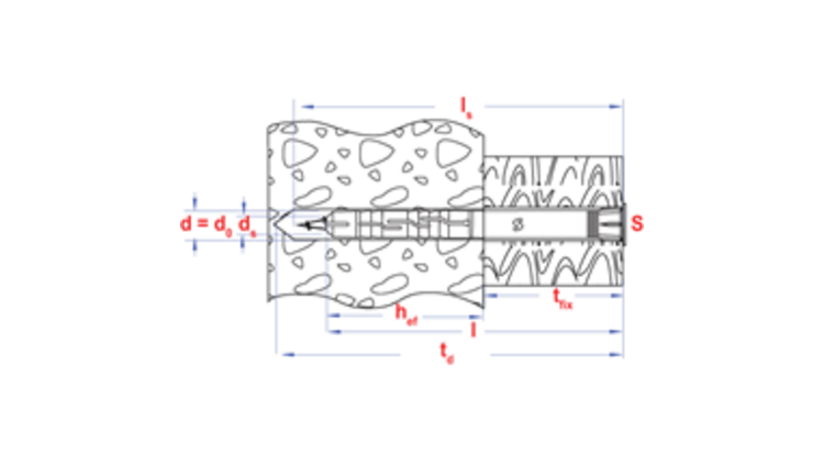 Raamplug met schroef 10 x 120
