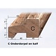 Onderdorpel C-profiel