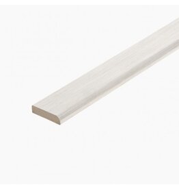 Hardhout Vloer plint wit gegrond