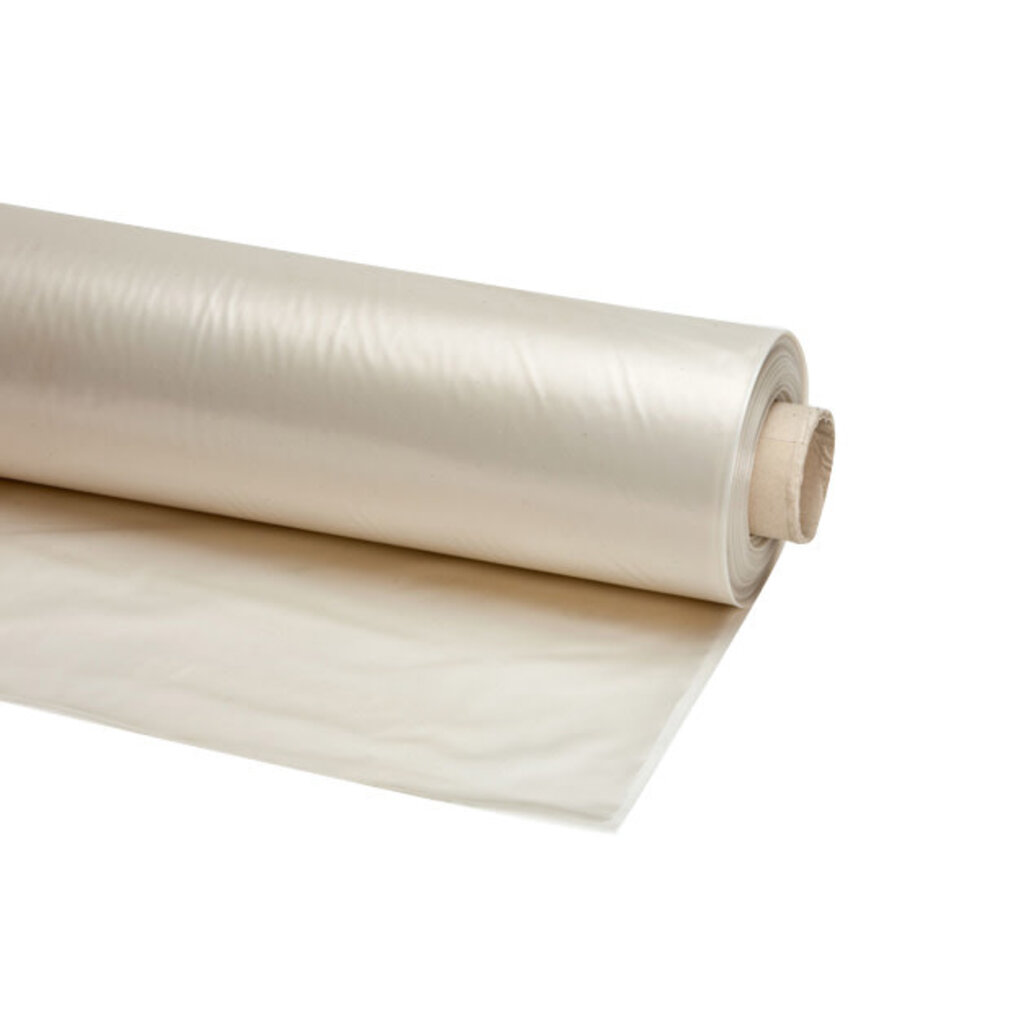 Bouwfolie 60  Transparant  4Mtr  Rol=50Mtr