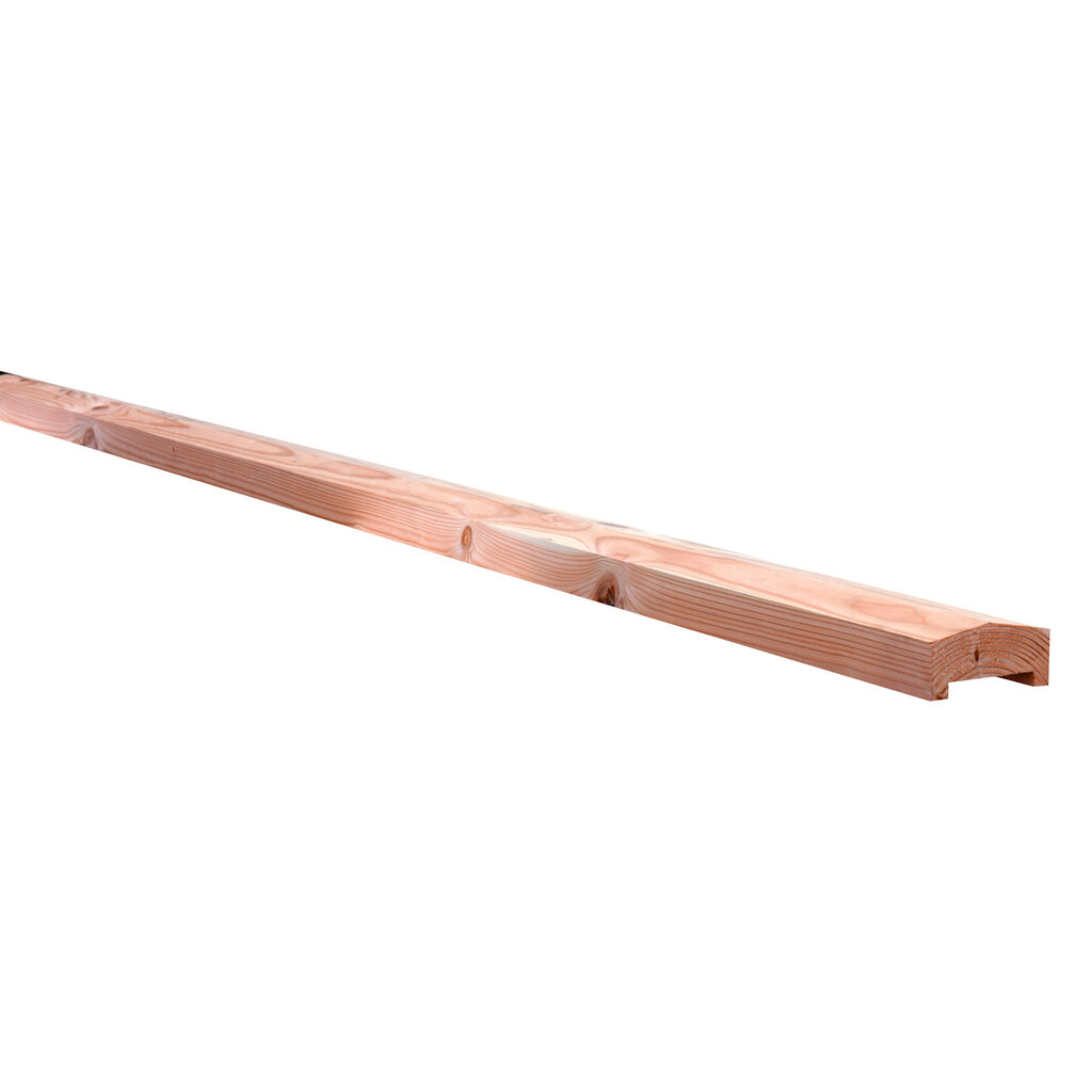 woodvision Douglas geschaafde afdekkap met sponning (6,1 x 1 cm) 4,2 x 8,5 x 180 cm, onbehandeld.