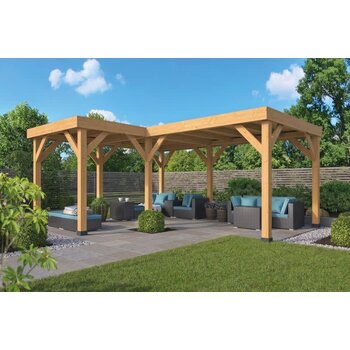 DHZ Prieel Beerze 620x520cm basis incl. schroefpakket